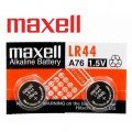 MAXELL LR44 A76 1.5V LITHIUM BATTERY (2'S/PACK)