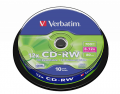 VERBATIM CD-RW 可燒錄光碟 (10隻) - 43480