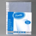 BANTEX 3819EW A4 11孔加闊透明光面文件保護套 X 100'S
