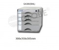 GLOBE GA300(SML) A4 五層有鎖鋁塑文件櫃 