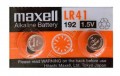 MAXELL LR41 192 1.5V LITHIUM BATTERY (2'S /PACK)