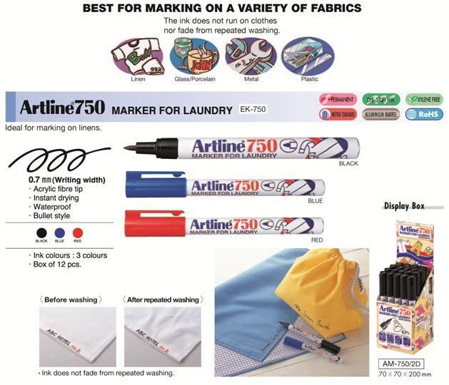 Artline Laundry Marker –