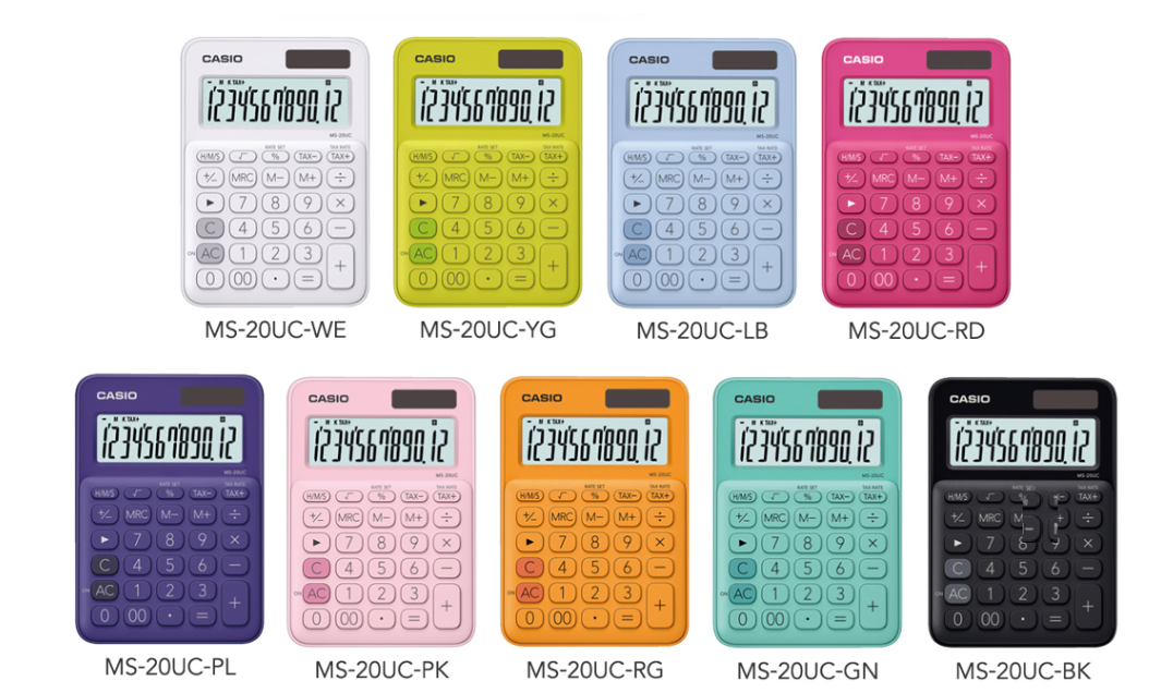 CASIO MS-20UC 顏色計數機 (12位)