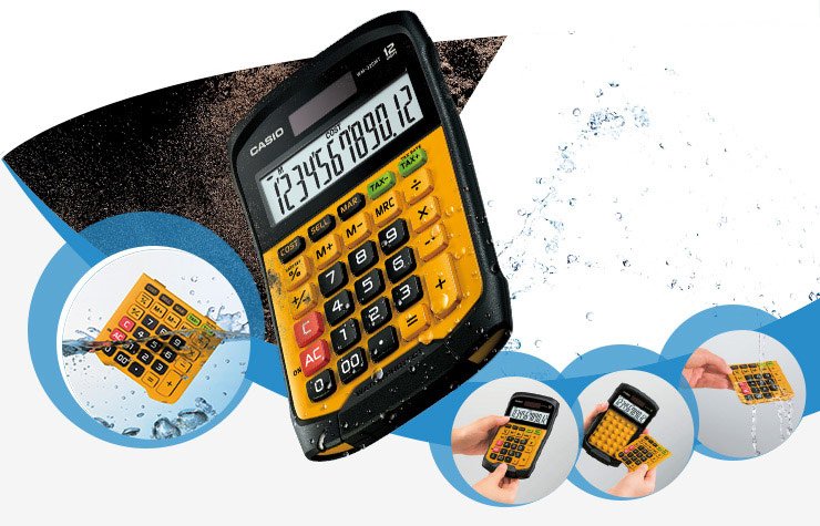 CASIO WM-320MT 防水計算機 (12位)