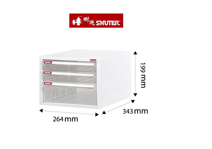 SHUTER 树德 A4-103P A4 三层文件柜