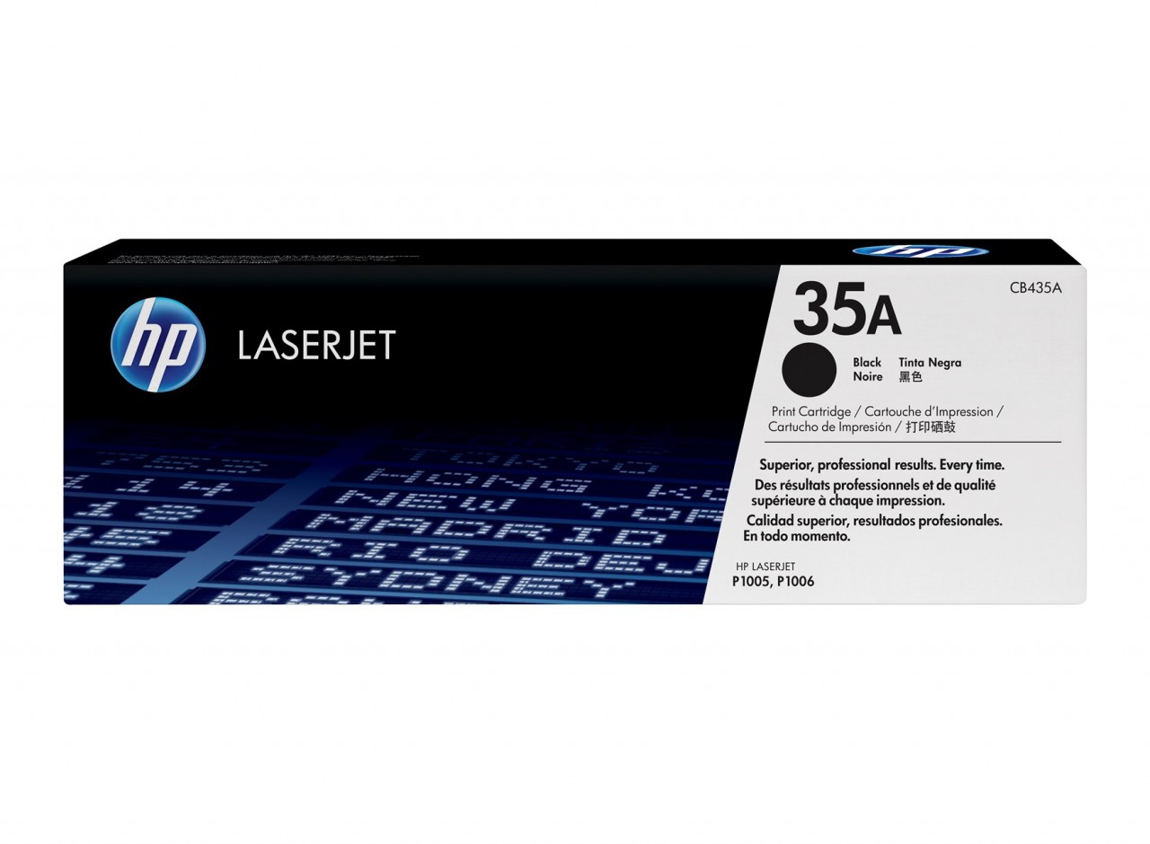 HP 35A (CB435A) ORIGINAL BLACK TONER CARTRIDGE