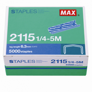 MAX 2115 1/4-5MSTAPLES (5000'S)