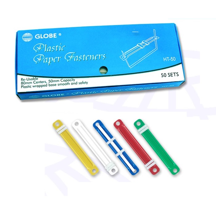 GLOBE HT-50 彩色膠快勞鐵 (50套/盒)