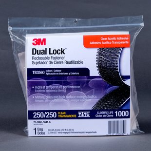 3M TB3560 透明魔术贴 (25.4MM X 3M)