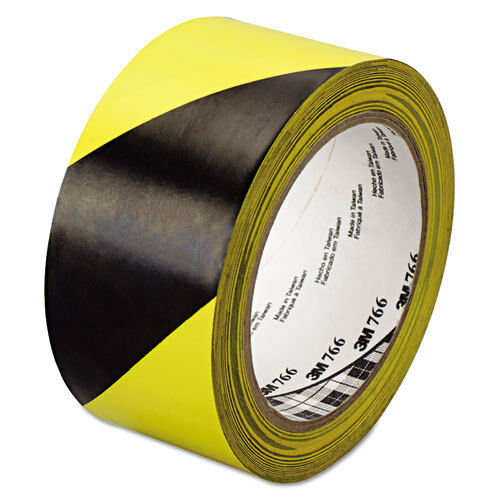 3M 766 危险警告胶布(黄黑间) 2" X 36YD