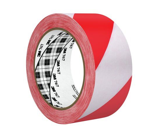 3M 767 危险警告胶布(红白间) 2" X 36YD