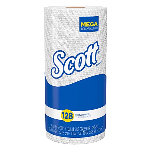 SCOTT 41482 KITCHEN PAPER TOWELS (128'S/ROLL)