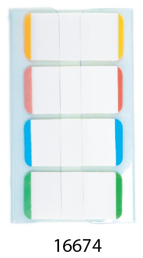BANTEX 16674 TABS & FLAGS (18 X 38MM)