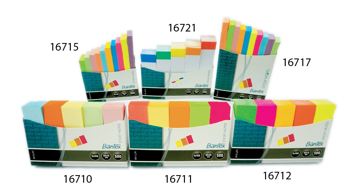 BANTEX 16710 TABS & FLAGS (50 X 15MM)