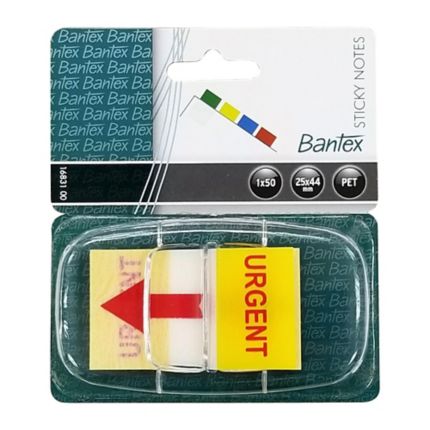 BANTEX 16831 URGENT膠質旗仔 (25 x 44MM)