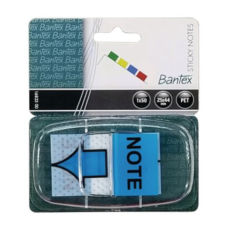BANTEX 16833 NOTE 膠質旗仔 (25 x 44MM)