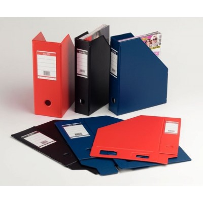 BANTEX 4013 A4 COLLAPSIBLE MAGAZINE FILE (12CM)