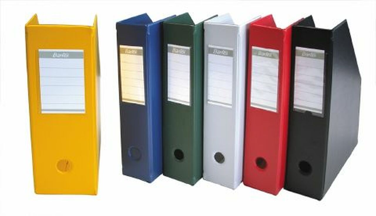 BANTEX 4013 A4 摺疊式包膠雜誌架 (12CM)