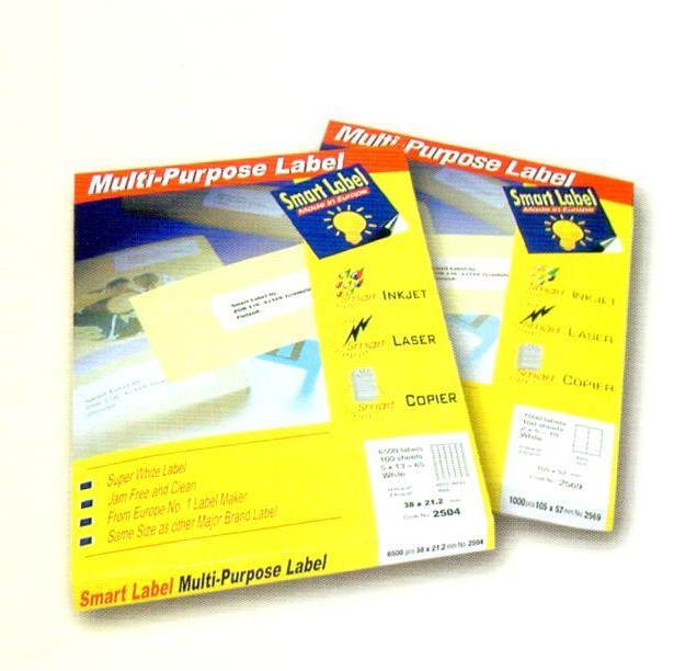 SMART A4 MULTI-PURPOSE LABEL (WHITE 100PCS)