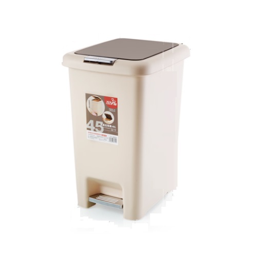 45L 方形脚踏+手按垃圾桶