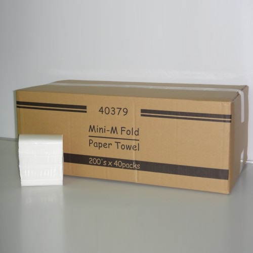 SUNLIGHT  MINI M-FOLD TOWEL (105X225MM) 200'S X 40 PKG
