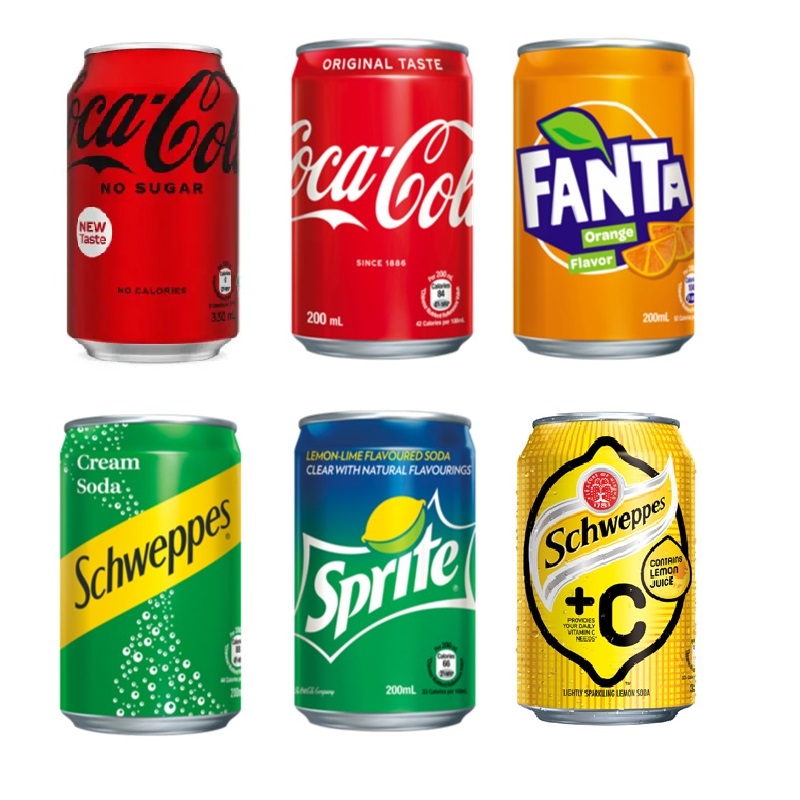 <自取優惠> 罐裝汽水 330ml