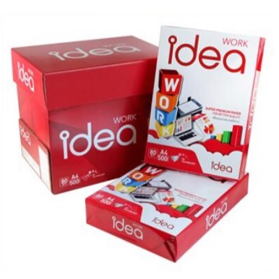 IDEA WORK Copy Paper A4 80gsm (500 Sheets x 5 Reams)