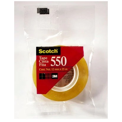 3M 550 ADHESIVE TAPES 1/2" X 25M