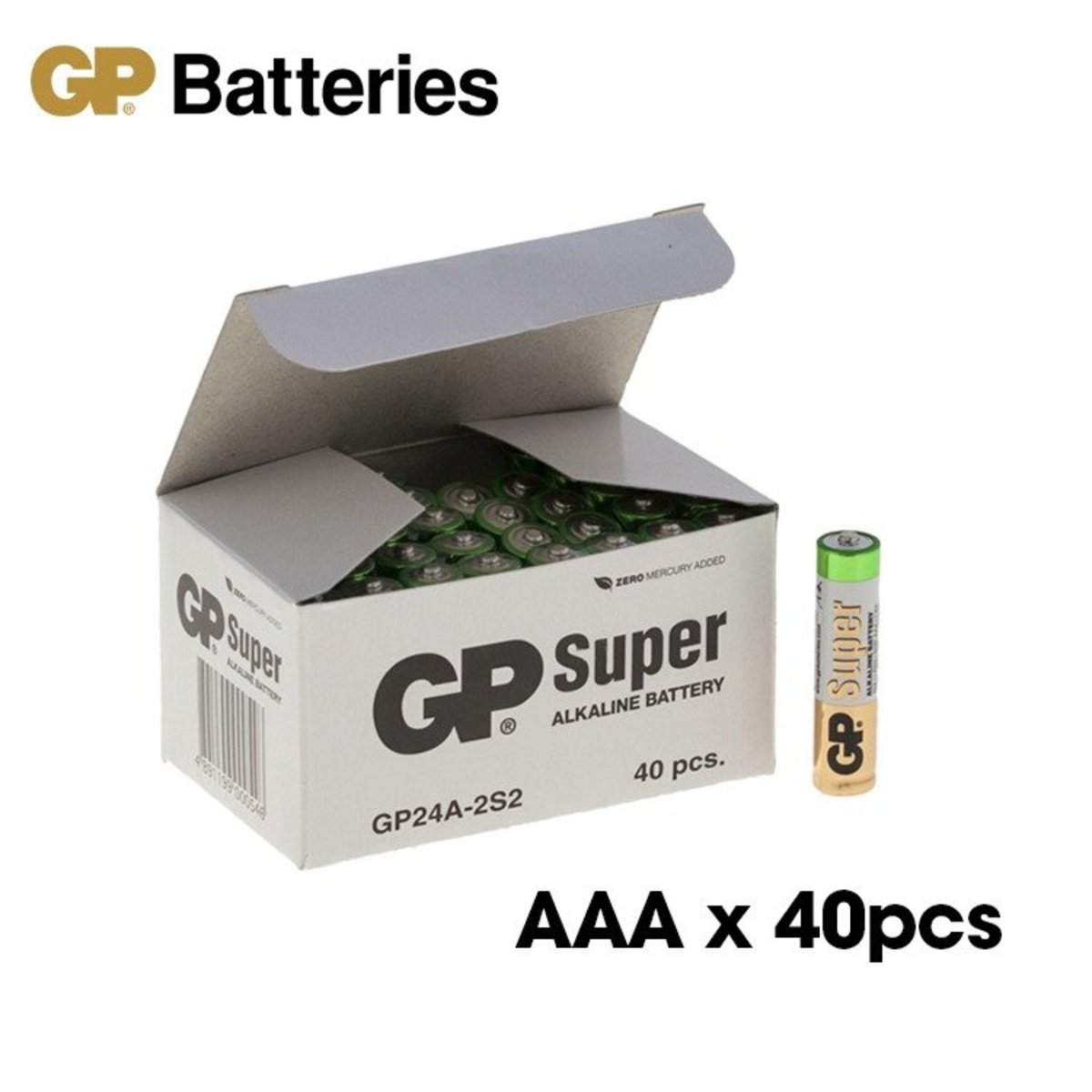 GP SUPER AAA 4'S SHRINK WRAP