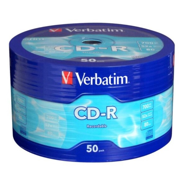 VERBATIM CD-R 52X 80MIN 塑封裝 50P BULK PACK
