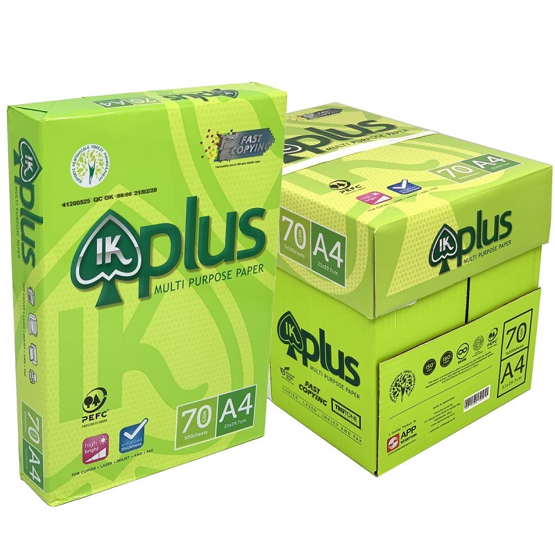 IK PLUS 影印紙 A4 70gsm (500張 x 5捻)