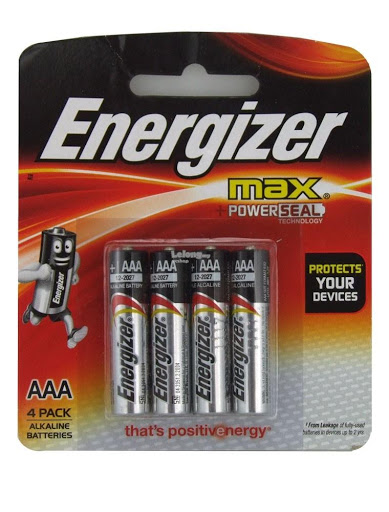 ENERGIZER 劲量 MAX AAA 碱性电池 (4粒卡装)