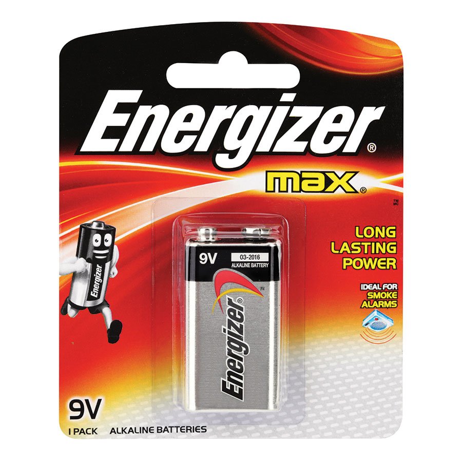 ENERGIZER 劲量 MAX 9V 碱性电池 (1粒卡装)
