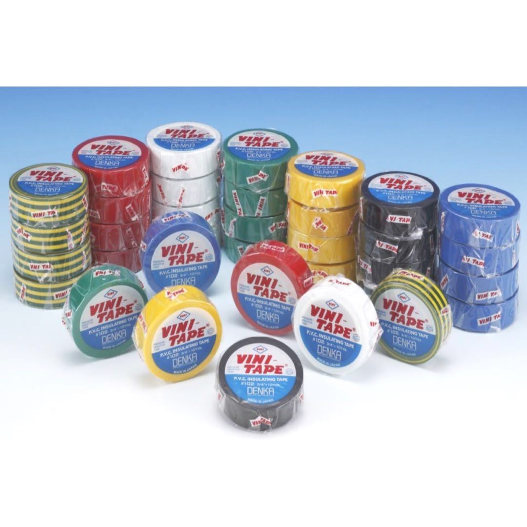 DENKA 102 VINI-TAPE 日本電工膠布  3/4" X 10 YDS