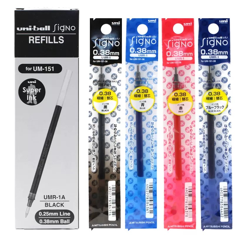 Uni UMR-1A 0.38mm Gel Pen Refill ( For UM-151)