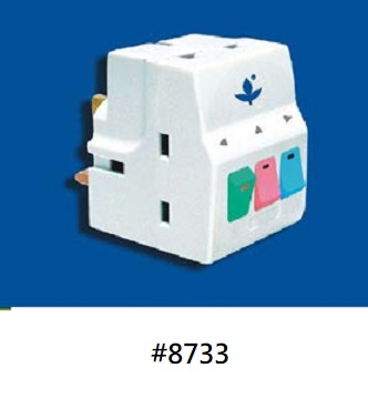 FYM 丰叶牌 8733 独立开关万能苏 13A x 3位