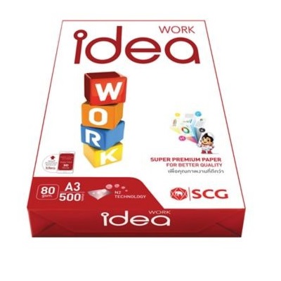 IDEA WORK Copy Paper A3 80gsm (500 Sheets)