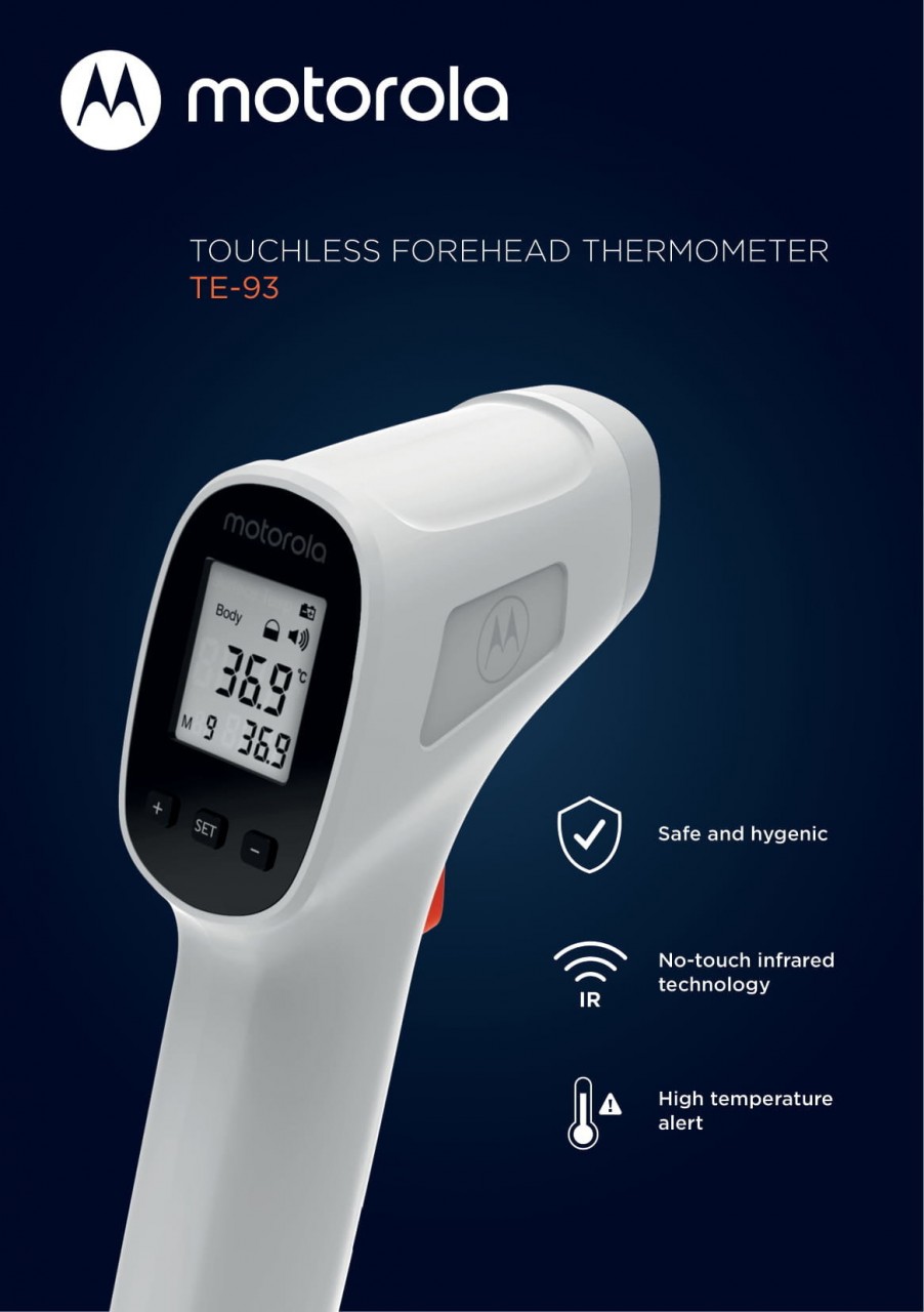 Motorola TE- 93 紅外線前額探熱槍