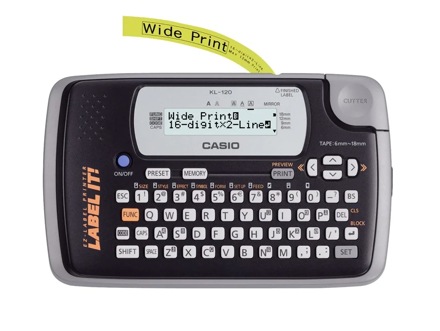 CASIO KL-120 LABEL PRINTER