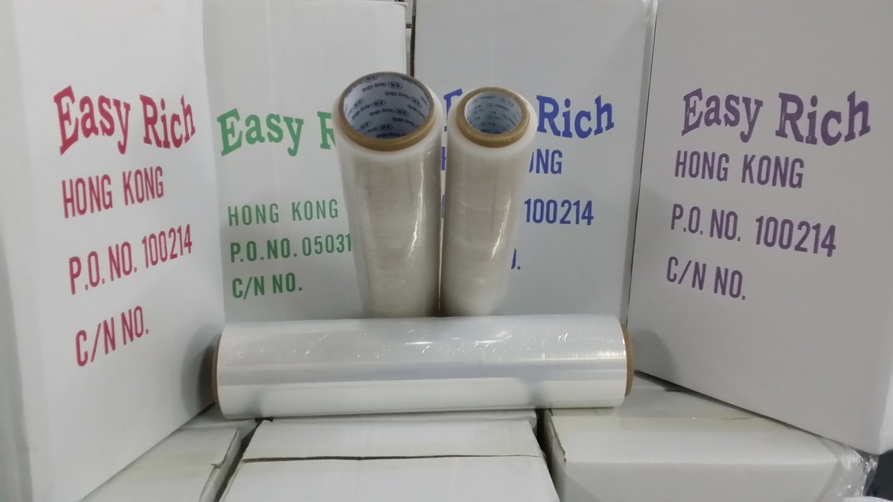 EASY RICH 黃字 透明綑箱膜 18" X 3"芯