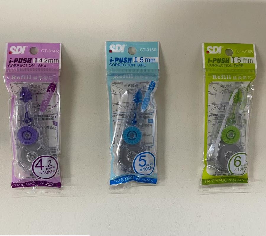 SDI 手牌 修正帶替芯 (CT-314R / CT-315R / CT-316R) X 10M