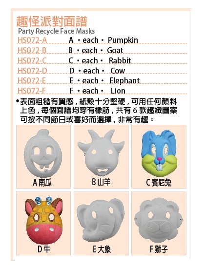 動物面譜