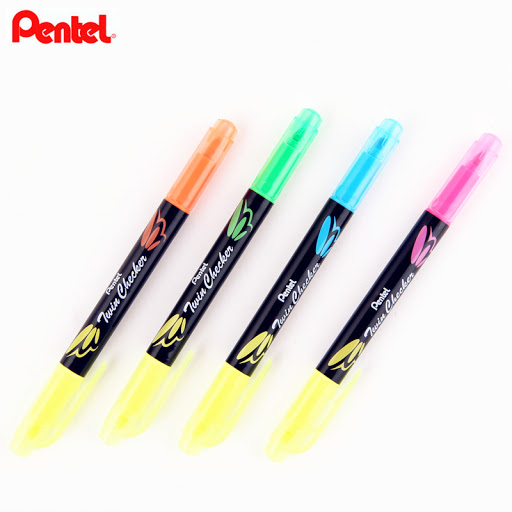 PENTEL SLW8 雙頭螢光筆