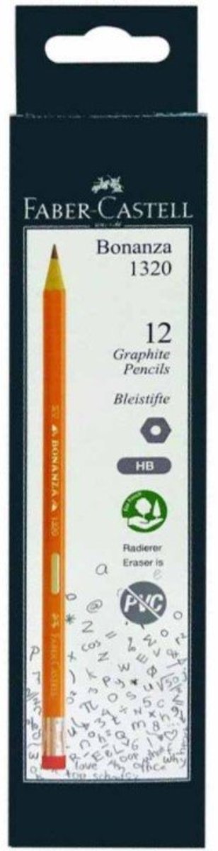 FABER-CASTELL BONANZA 1320 HB 铅笔 (12支)