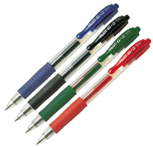 PILOT G-2-5 0.5MM 按制啫喱笔