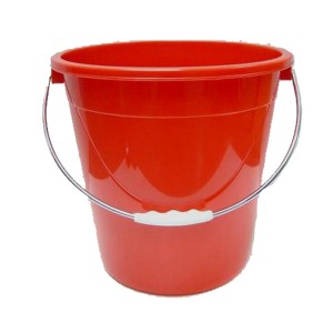 KAMLY Red Plastic Buckets / 3 GALLON