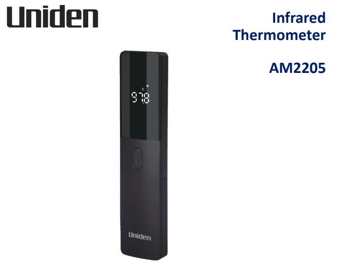 UNIDEN AM2205 INFRARED THERMOMETER