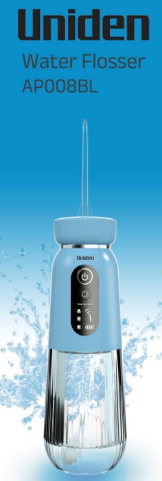 UNIDEN AP008BL WATER FLOSSER