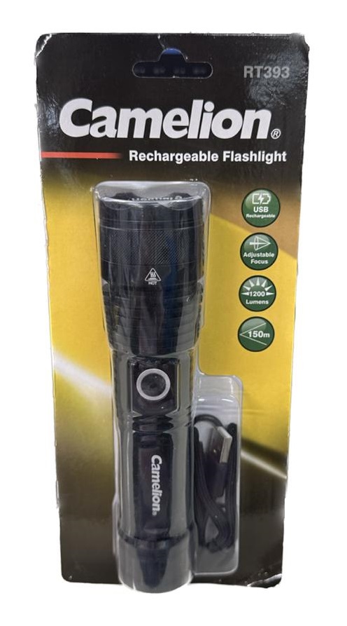CAMELION RT393 USB 充電手電筒