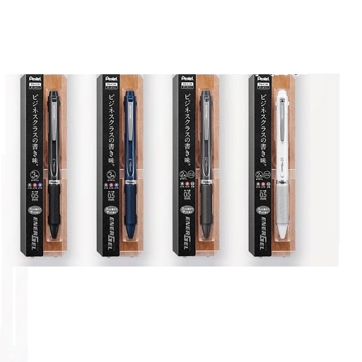 PENTEL XBLC35 ENERGEL 0.5MM 3 MULTI COLOUR GEL ROLLER PEN